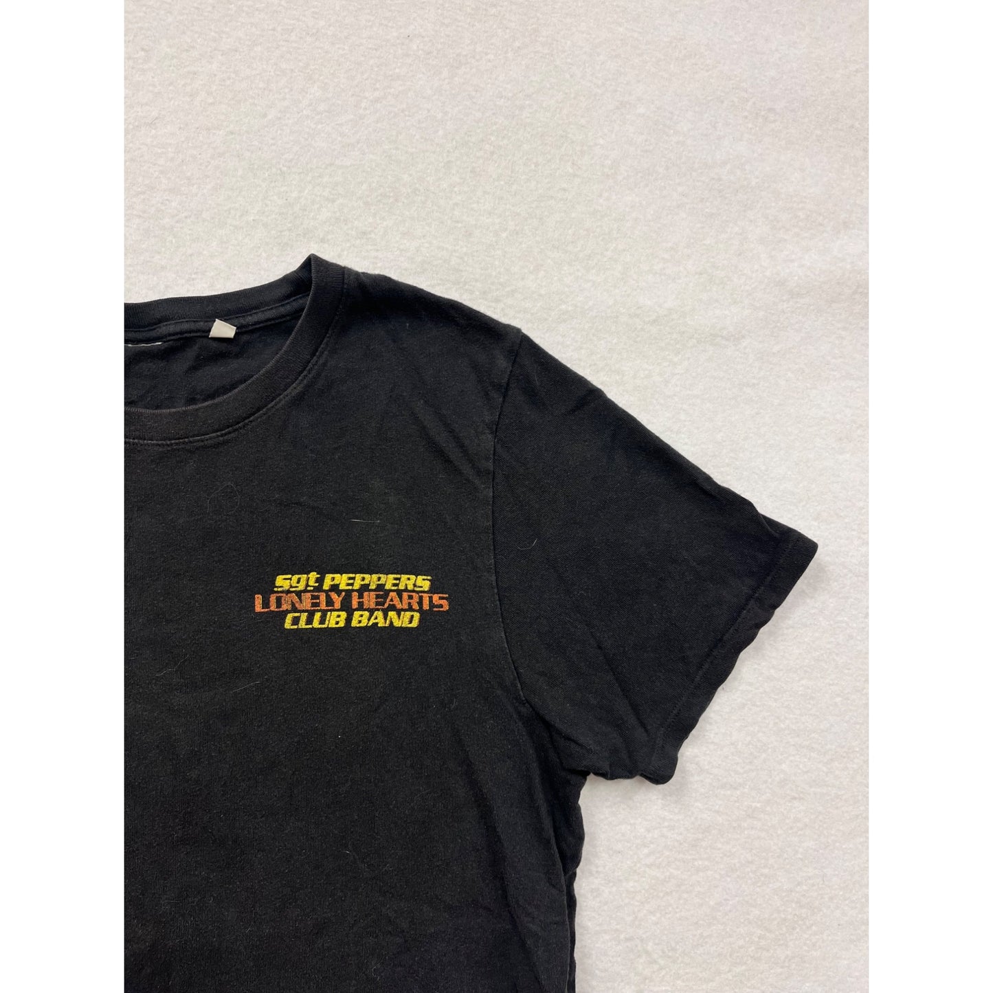 Vintage Sgt. Peppers Lonely Hearts Club Band Black T-Shirt Men’s S #6906
