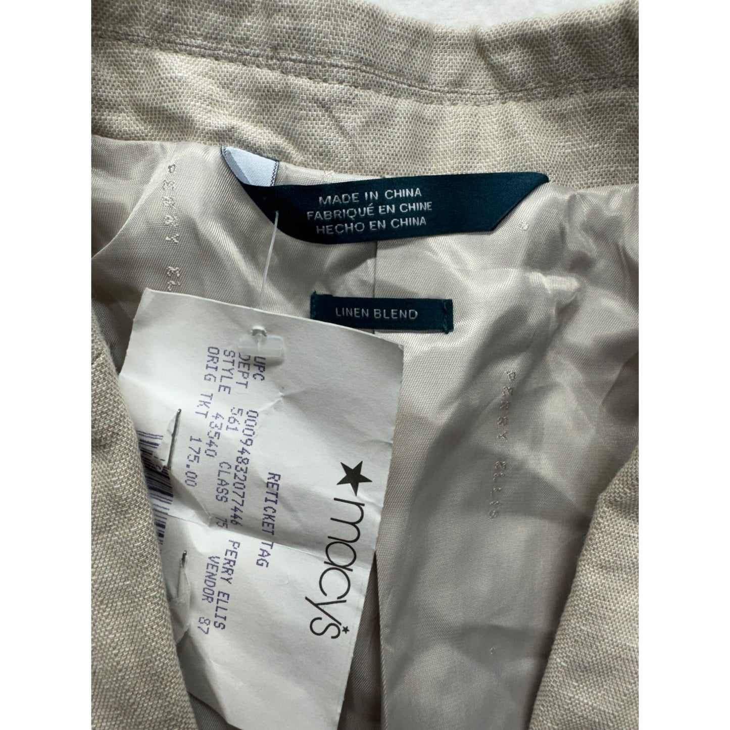 Perry Ellis Men’s Blazer #5633