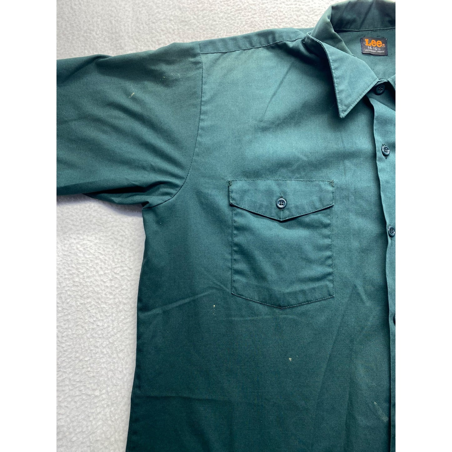 Vintage Lee Mens Short Sleeve work shirt #5686