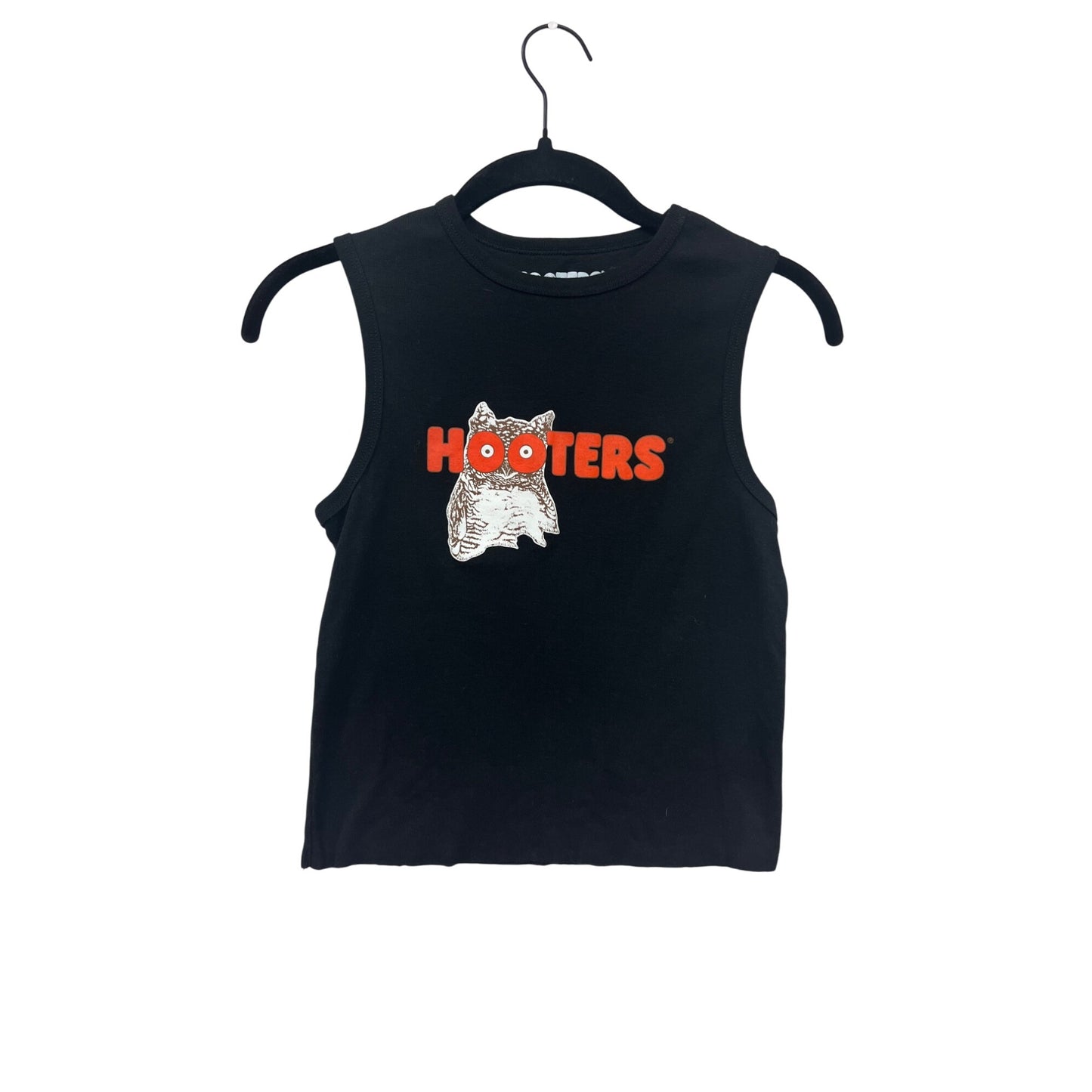 Hooters Womens Small Black Sleeveless Tank Top #8416