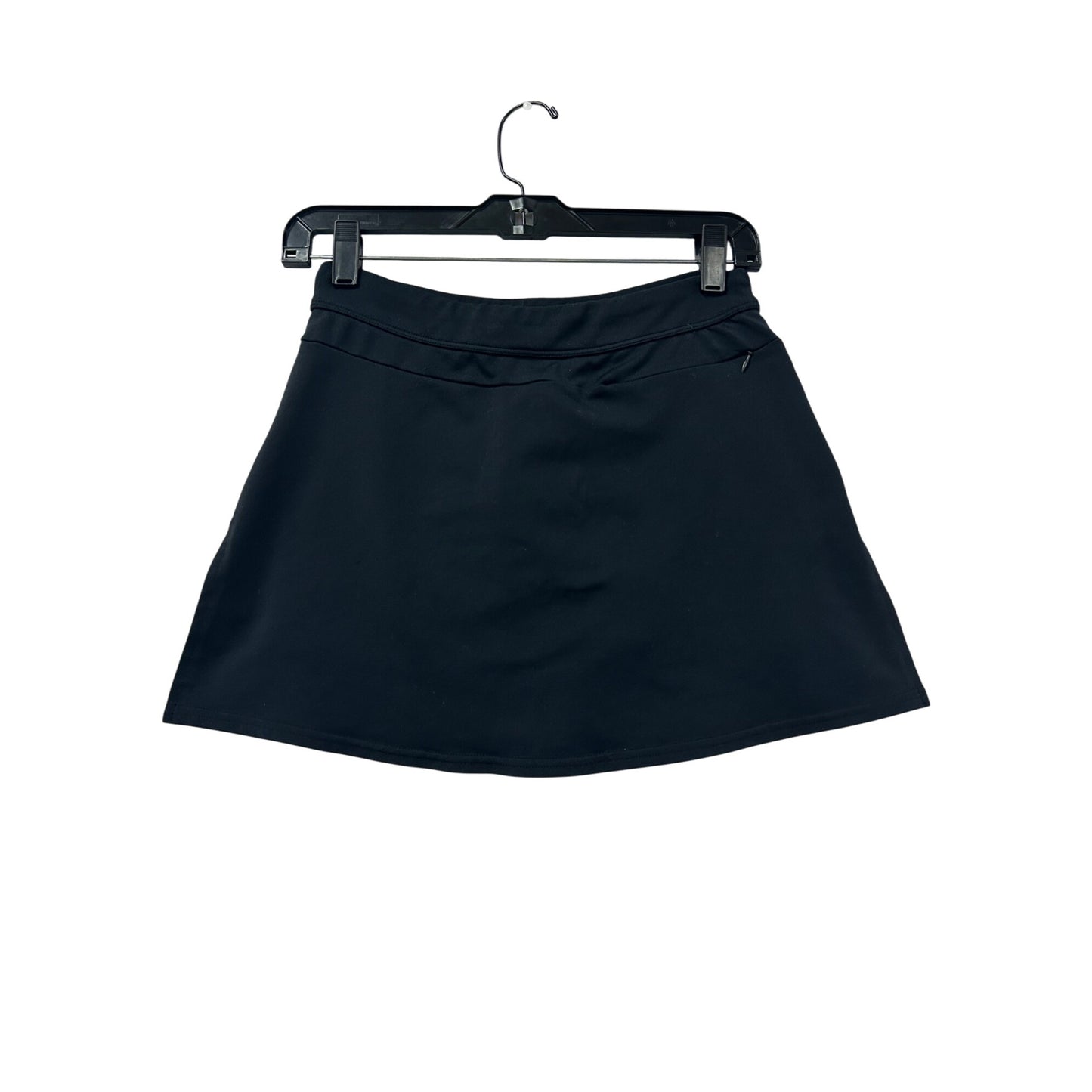Black Athletic Skort With Built-In Shorts & Pocket For Women #6995