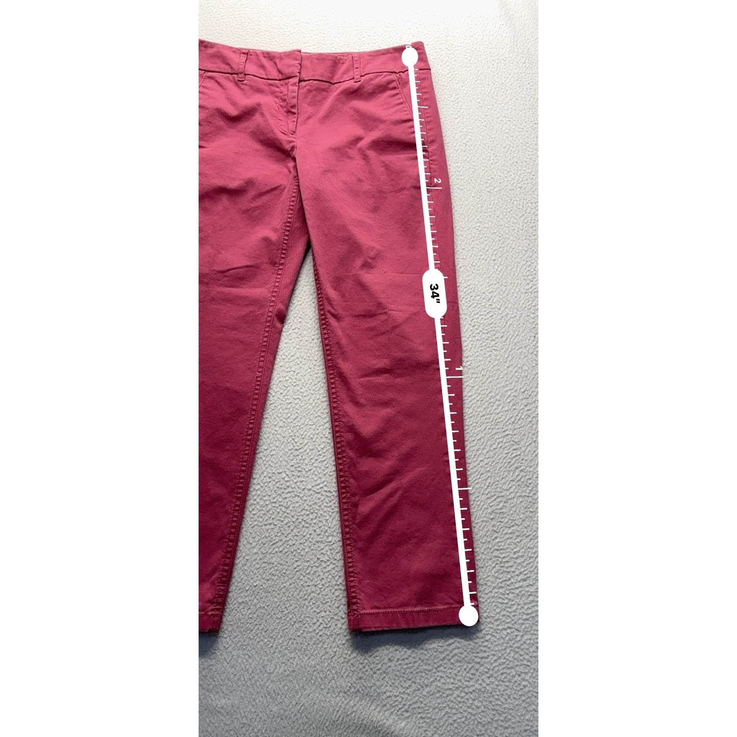 Ann Taylor Loft Marisa 6P Pink Chino Pants #7936