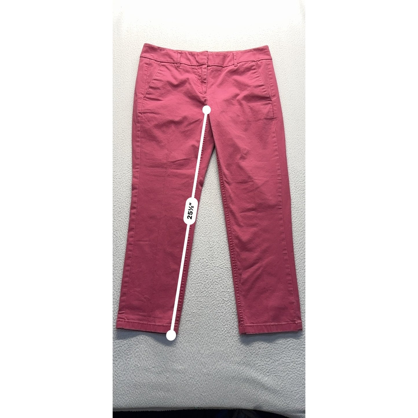 Ann Taylor Loft Marisa 6P Pink Chino Pants #7936