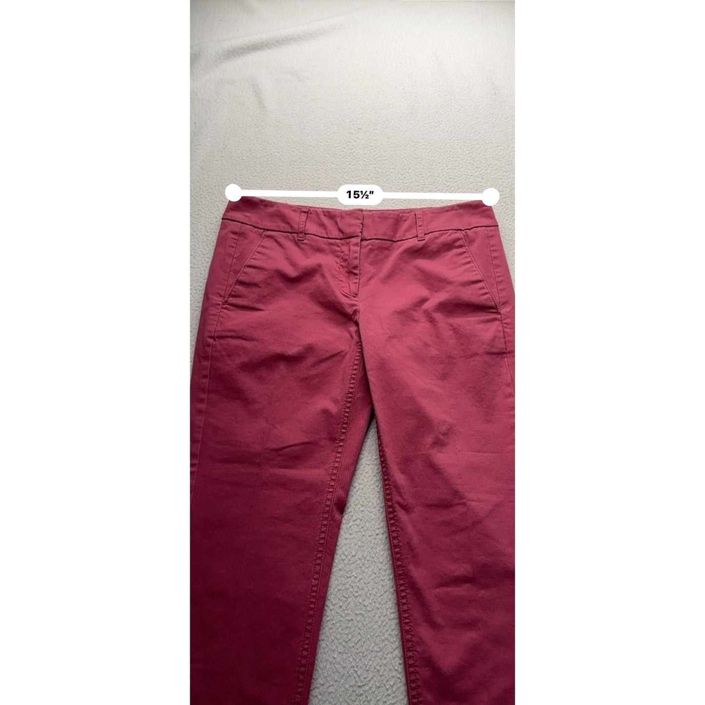 Ann Taylor Loft Marisa 6P Pink Chino Pants #7936