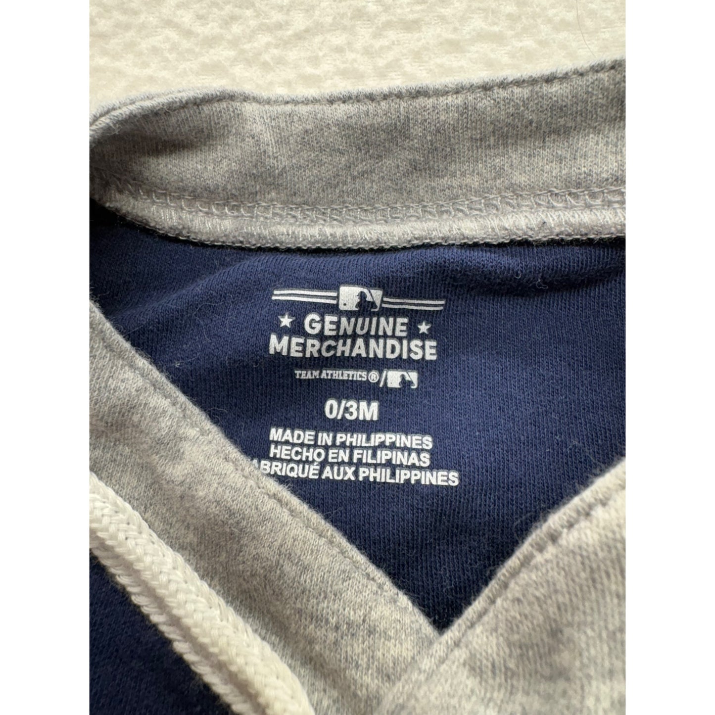 Minnesota Twins Baby Romper 0/3M Red/Navy Genuine Merchandise #7422