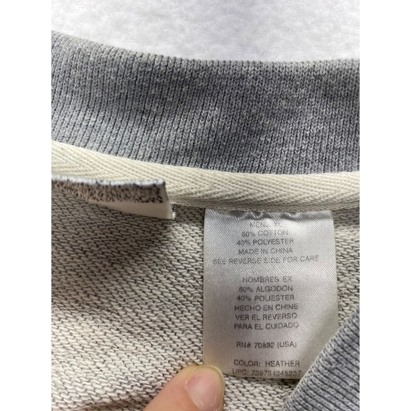 Vintage Athletic Works Sleeveless Gray V-Neck Shirt With "Athletic Dept. Est. 1962" #7294