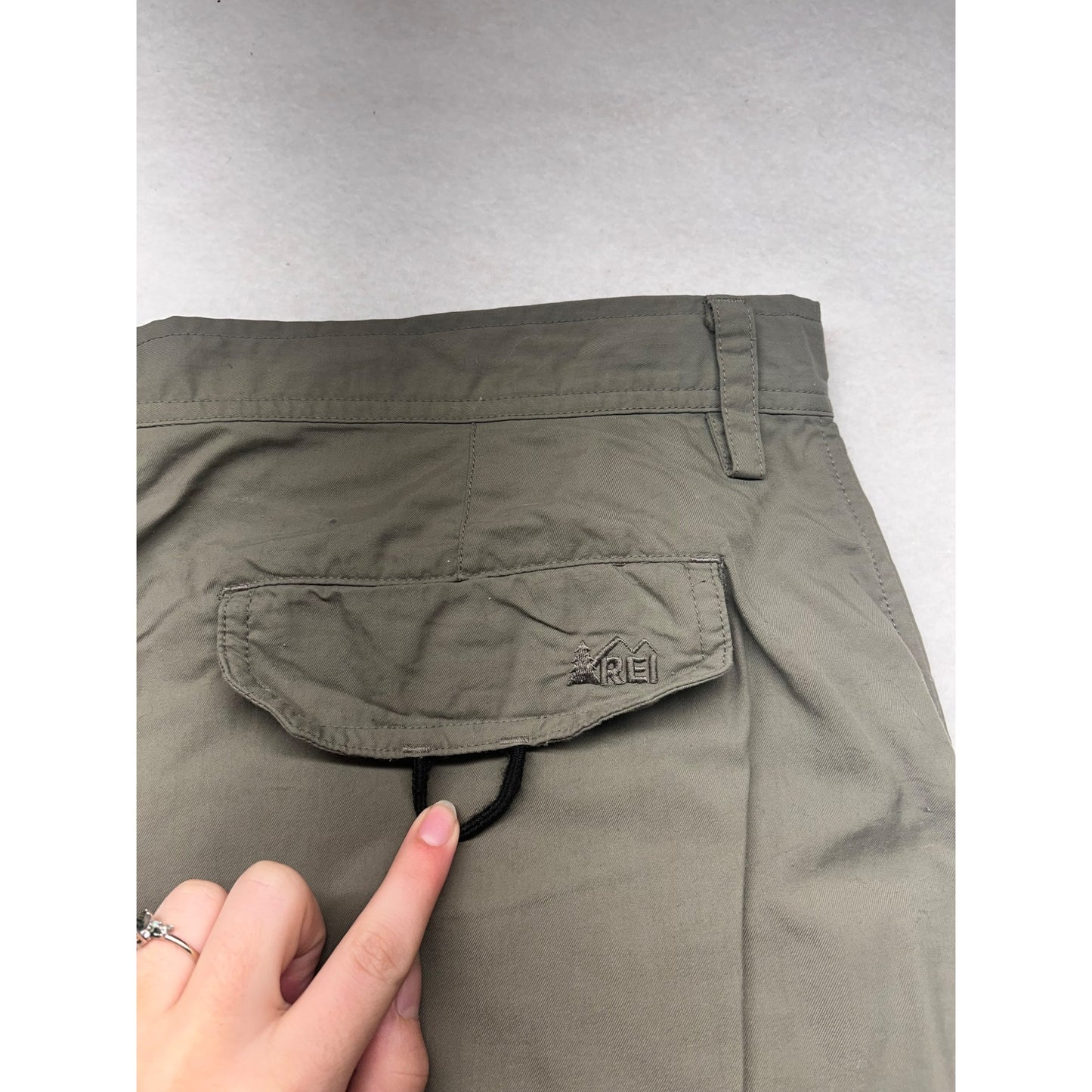 REI Explorer Men's Long Elastic Waist Hiking Pants #2974