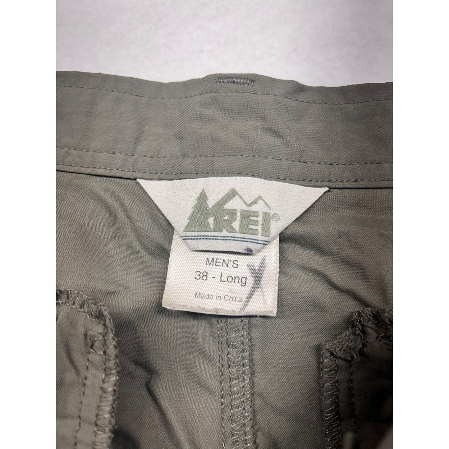 REI Explorer Men's Long Elastic Waist Hiking Pants #2974