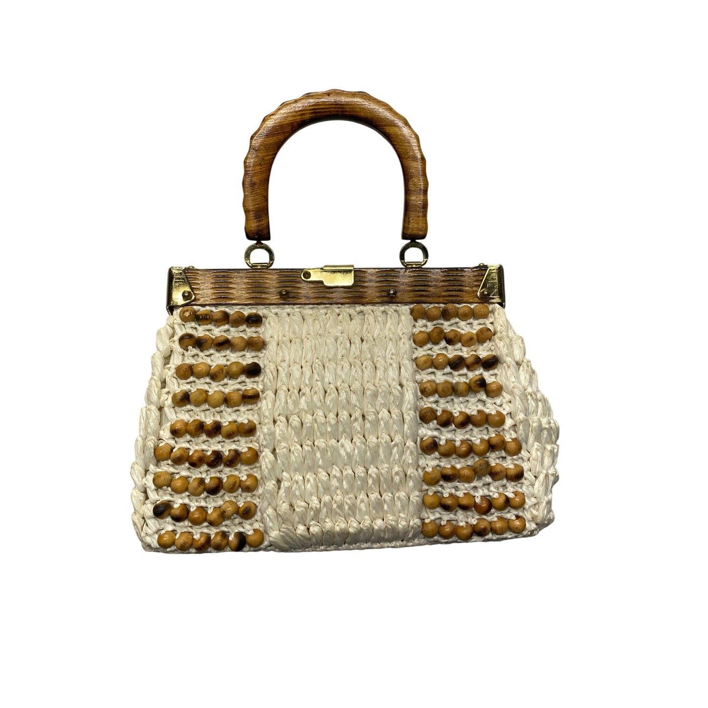 Vintage gaymode partially beaded purse #5759