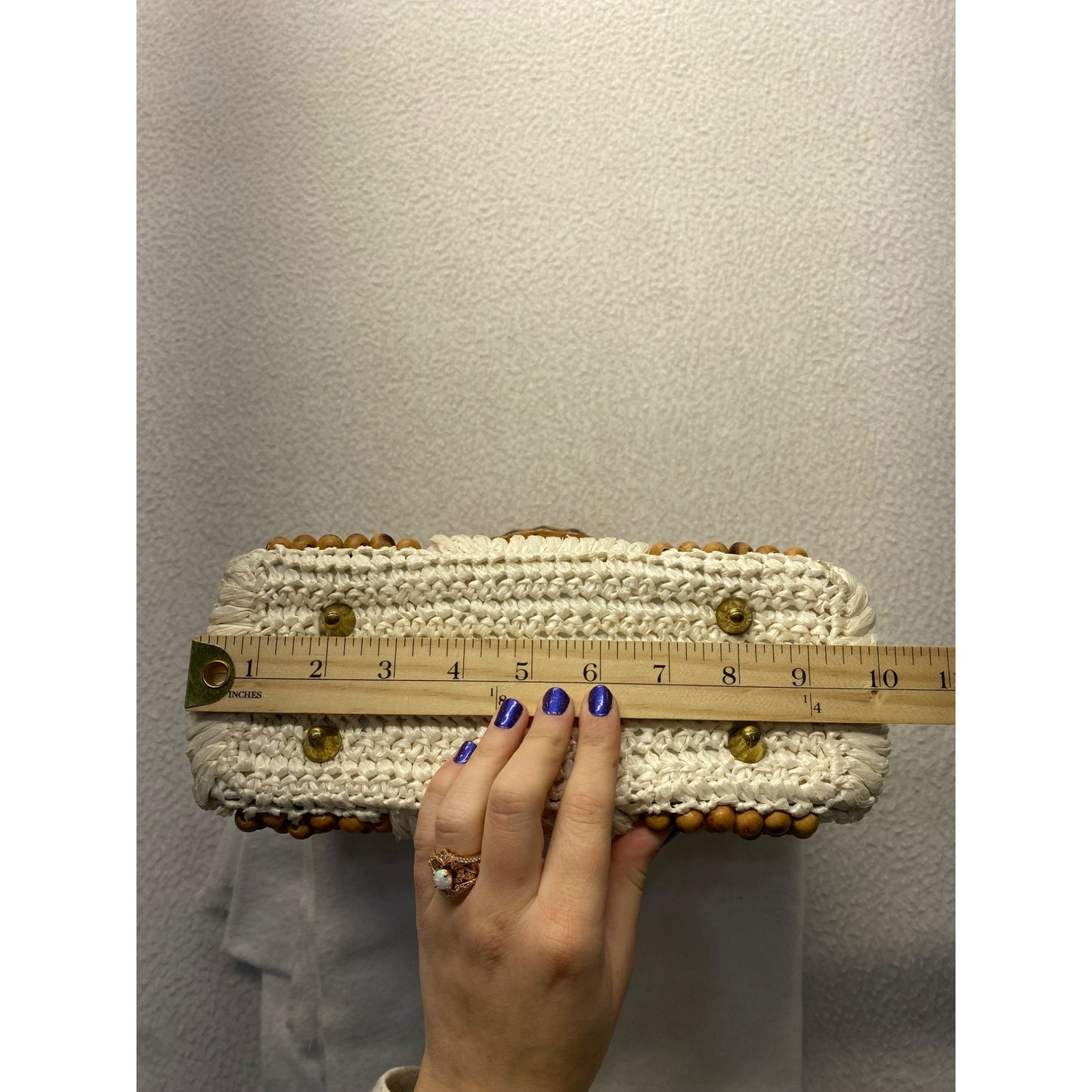 Vintage gaymode partially beaded purse #5759