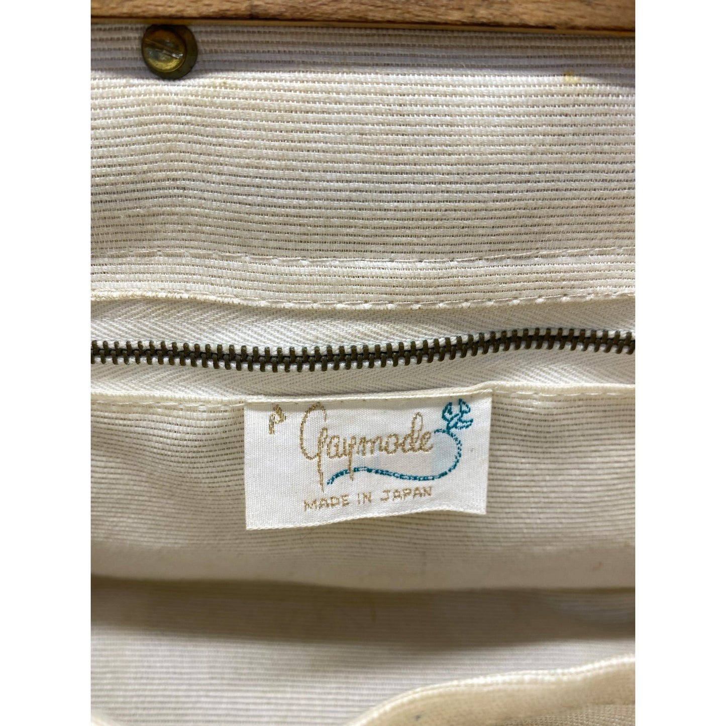 Vintage gaymode partially beaded purse #5759