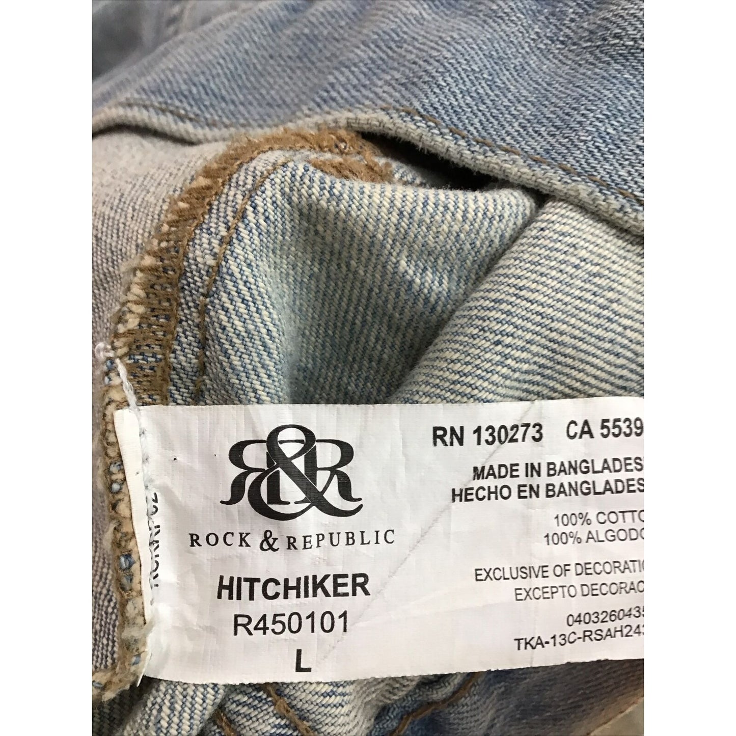 Rock & Republic Hitchhikers Women’s Denim Jean Jacket #1001