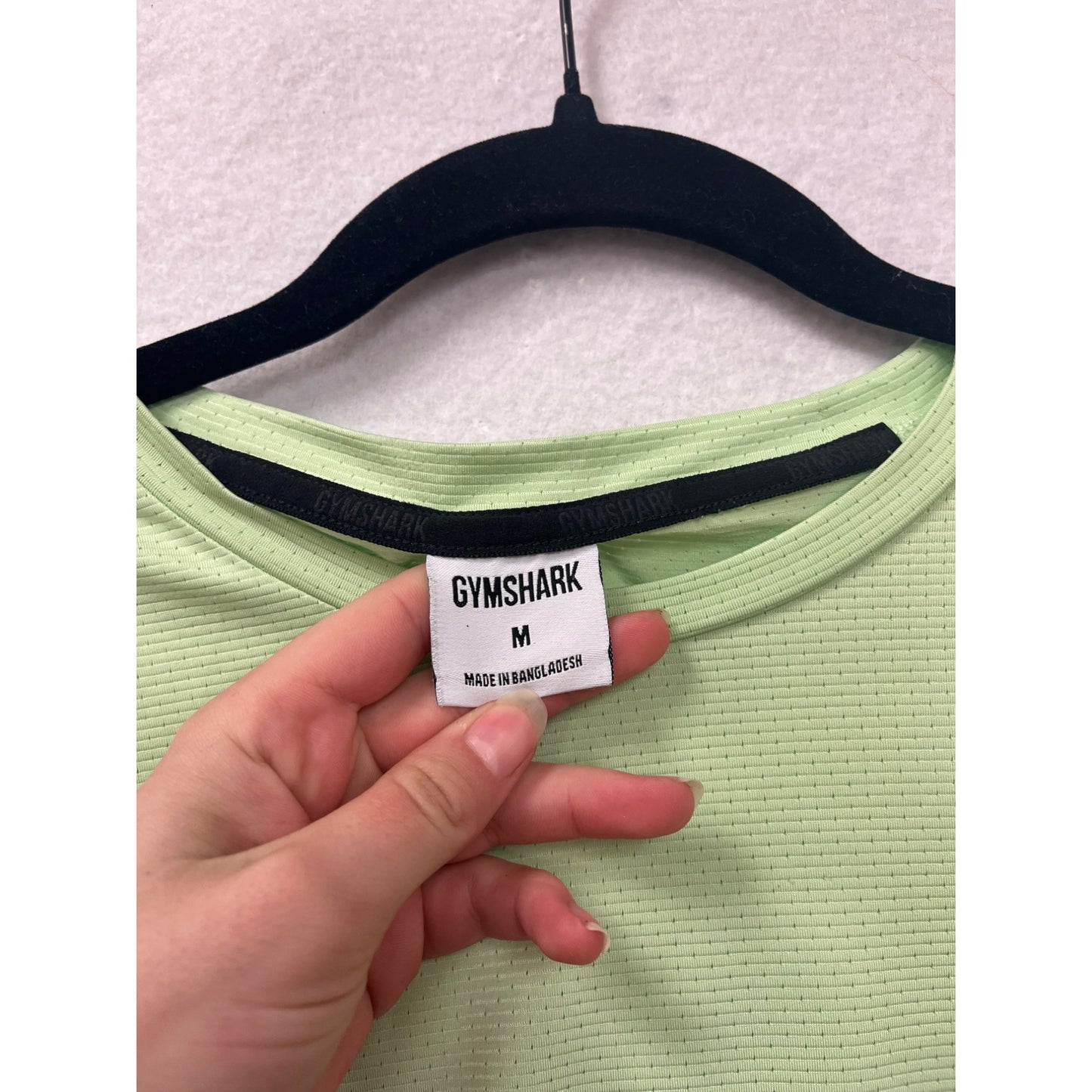 Gymshark Green Short Sleeve Mens Athletic T-Shirt #6116