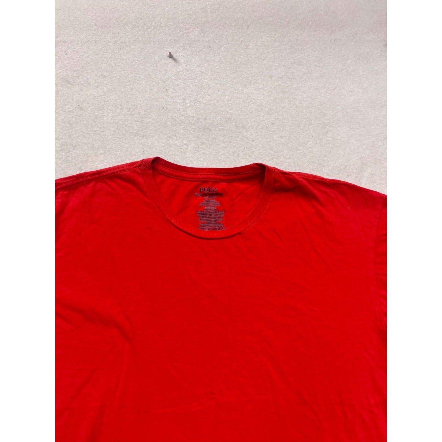 Ralph Lauren Red Crewneck T-Shirt XL #372A