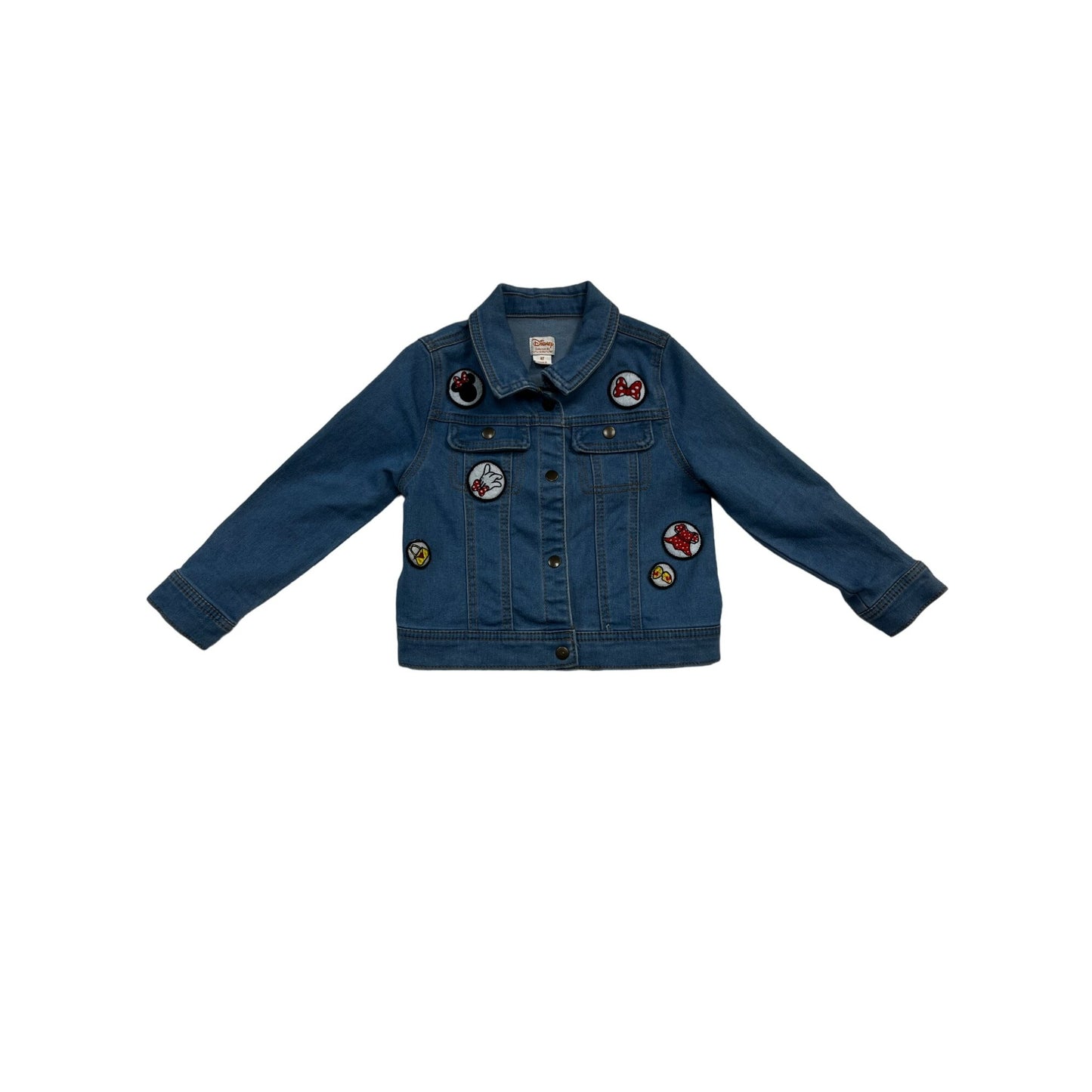 Girls Disney Patched Jean Jacket#2441