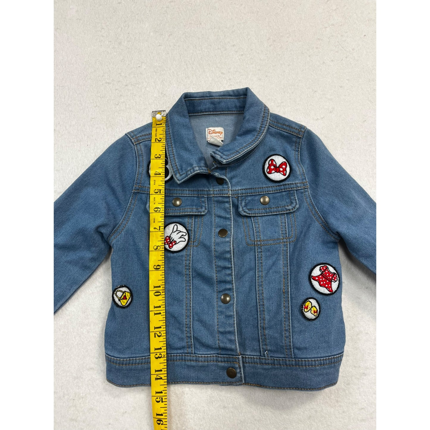 Girls Disney Patched Jean Jacket#2441