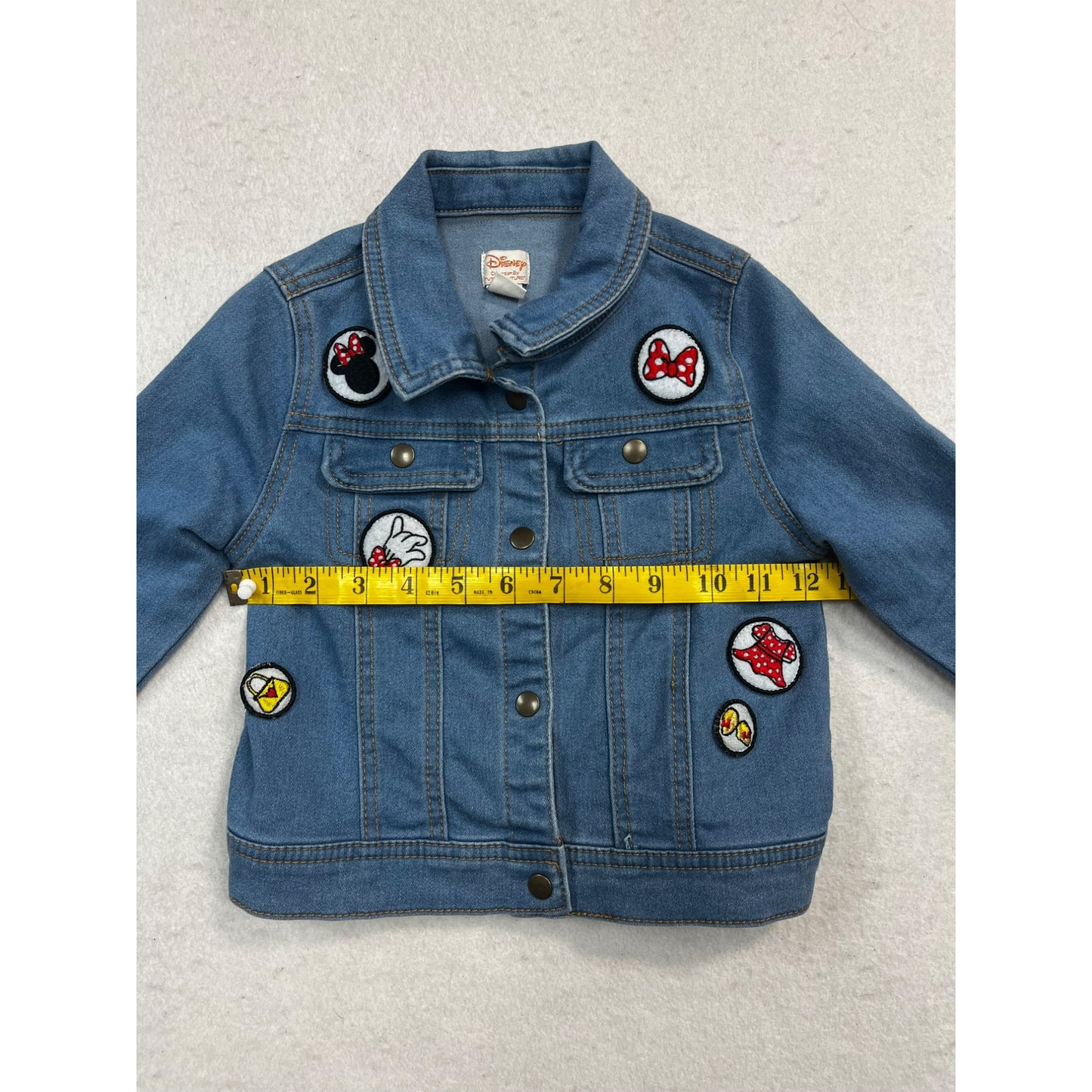 Girls Disney Patched Jean Jacket#2441