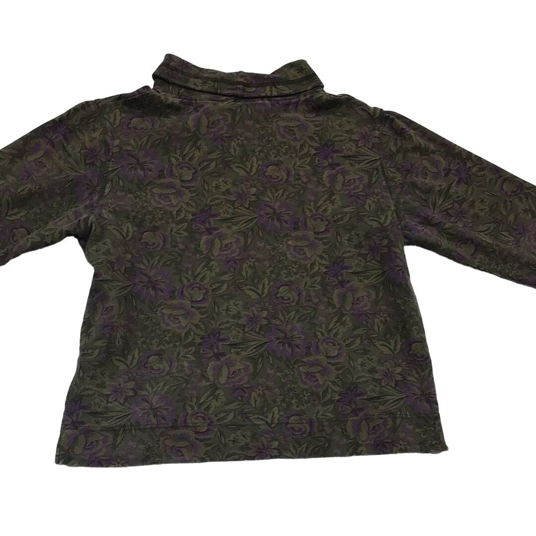 Women’s Vintage Floral Turtleneck