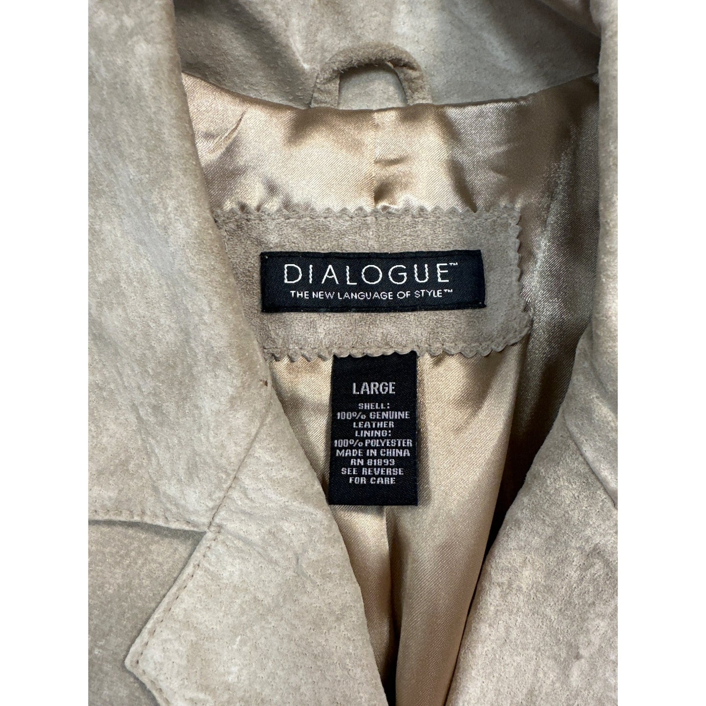 Women’s Vintage Dialogue Leather Jacket
