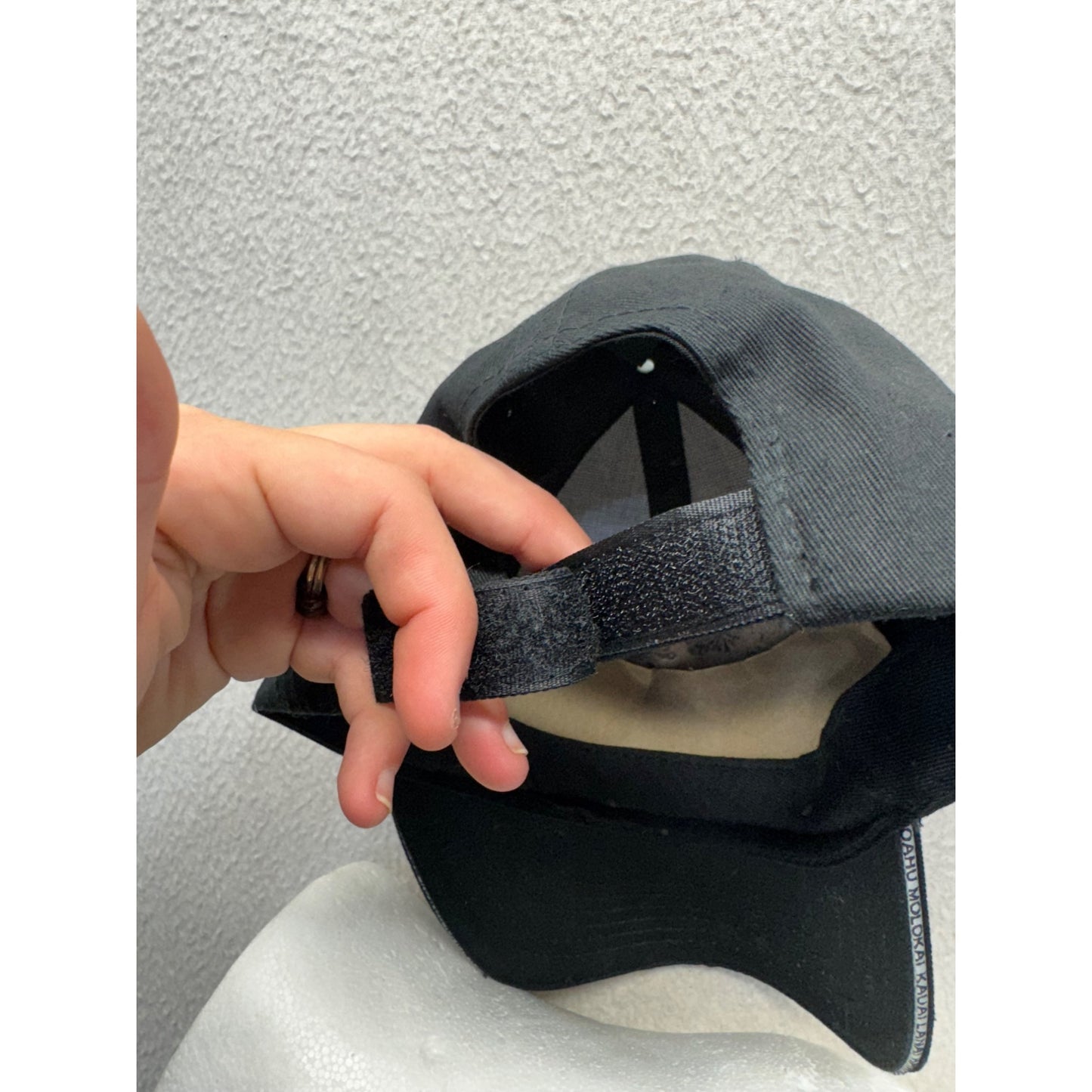 Hawaiian Islands Black Baseball Cap Hawaiian Classics 100% Cotton OSFA #9785