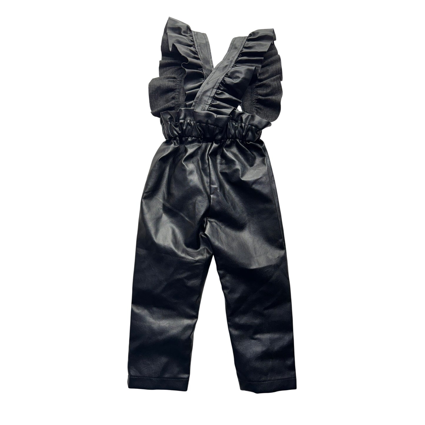Infant Pleather Overalls #5593