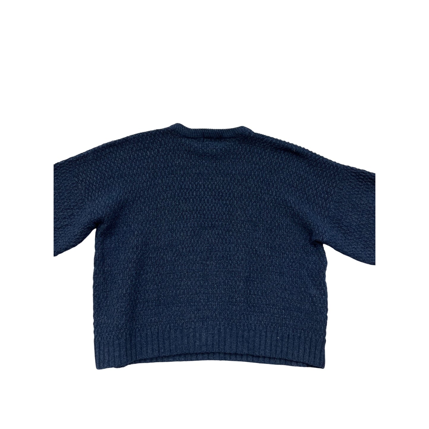 Vintage 1990s Mens XL Navy Textured Sweater By “The Mens Store” #6534