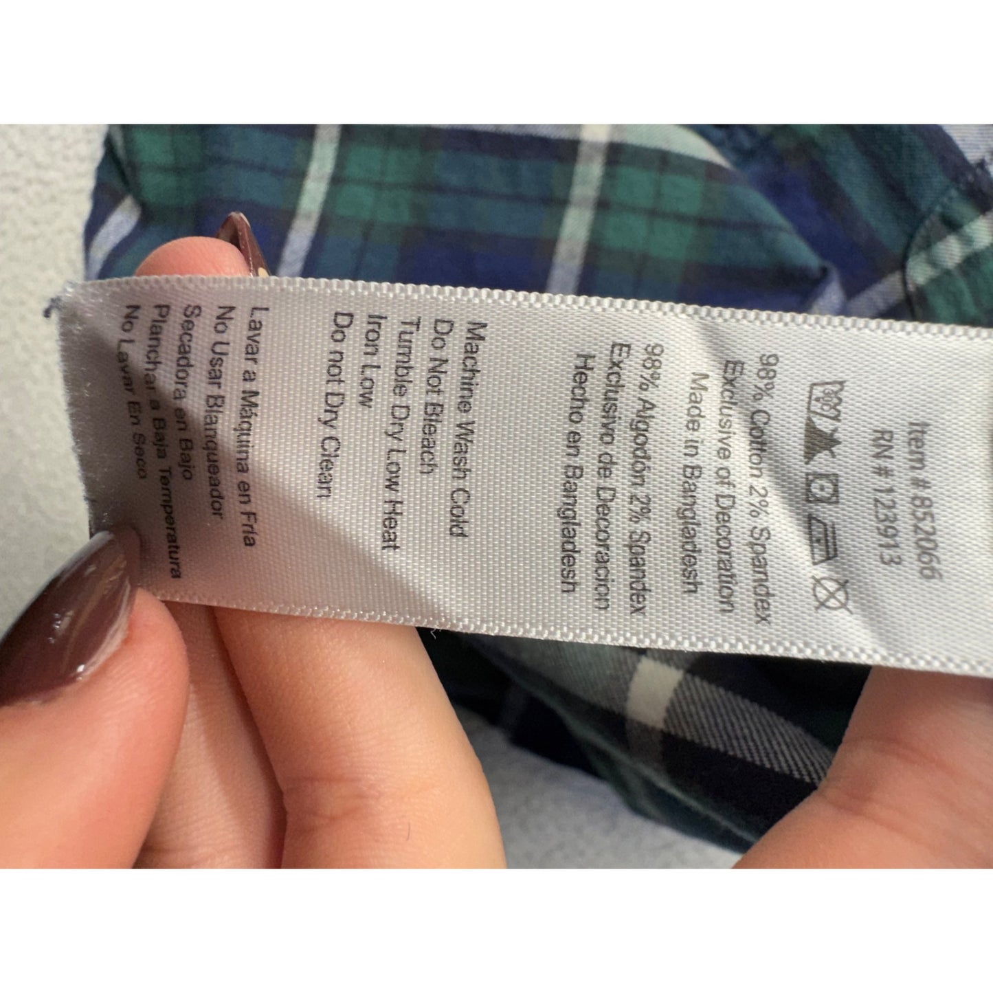 Jachs Girlfriend Plaid Button-Down Shirt #221B