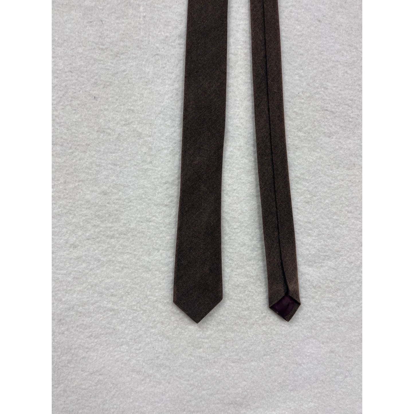 Mens J.Todd Brown Slim Tie