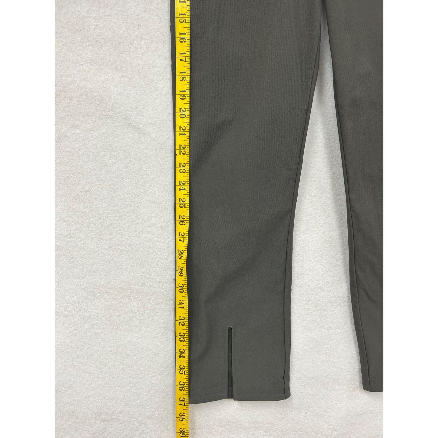 Athleta Charcoal Womens Stretch Pants With Front Slits #6121