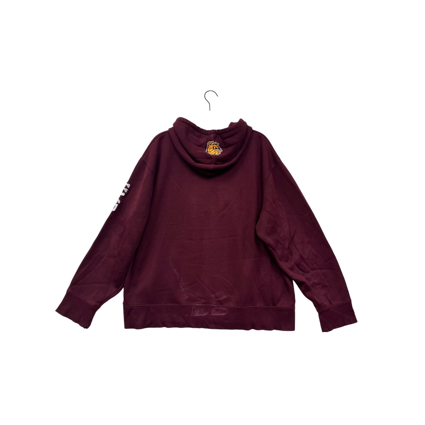 Champion Bulldogs Maroon Hoodie Mens L #76A