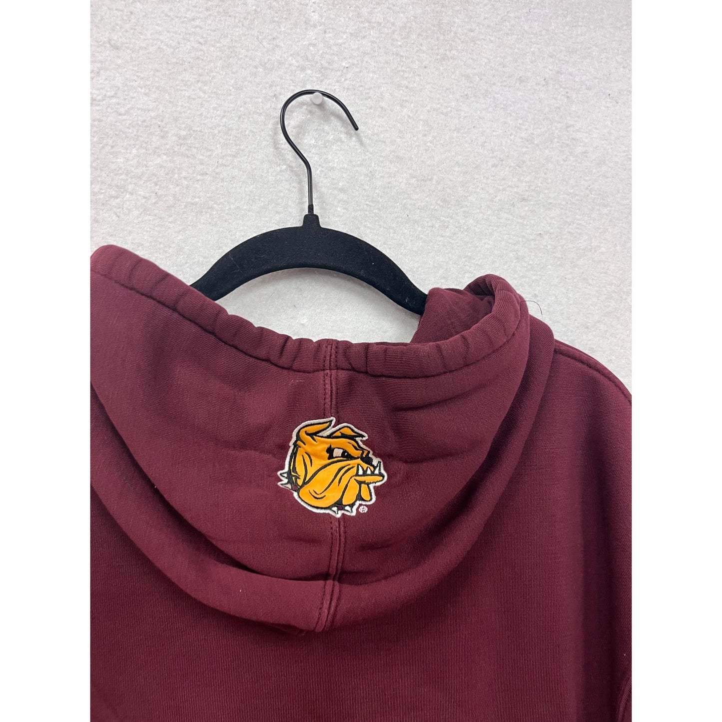Champion Bulldogs Maroon Hoodie Mens L #76A