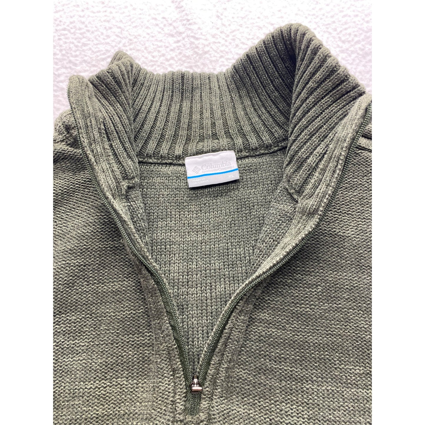 Men’s 3/4 zip Columbia sweater #5493