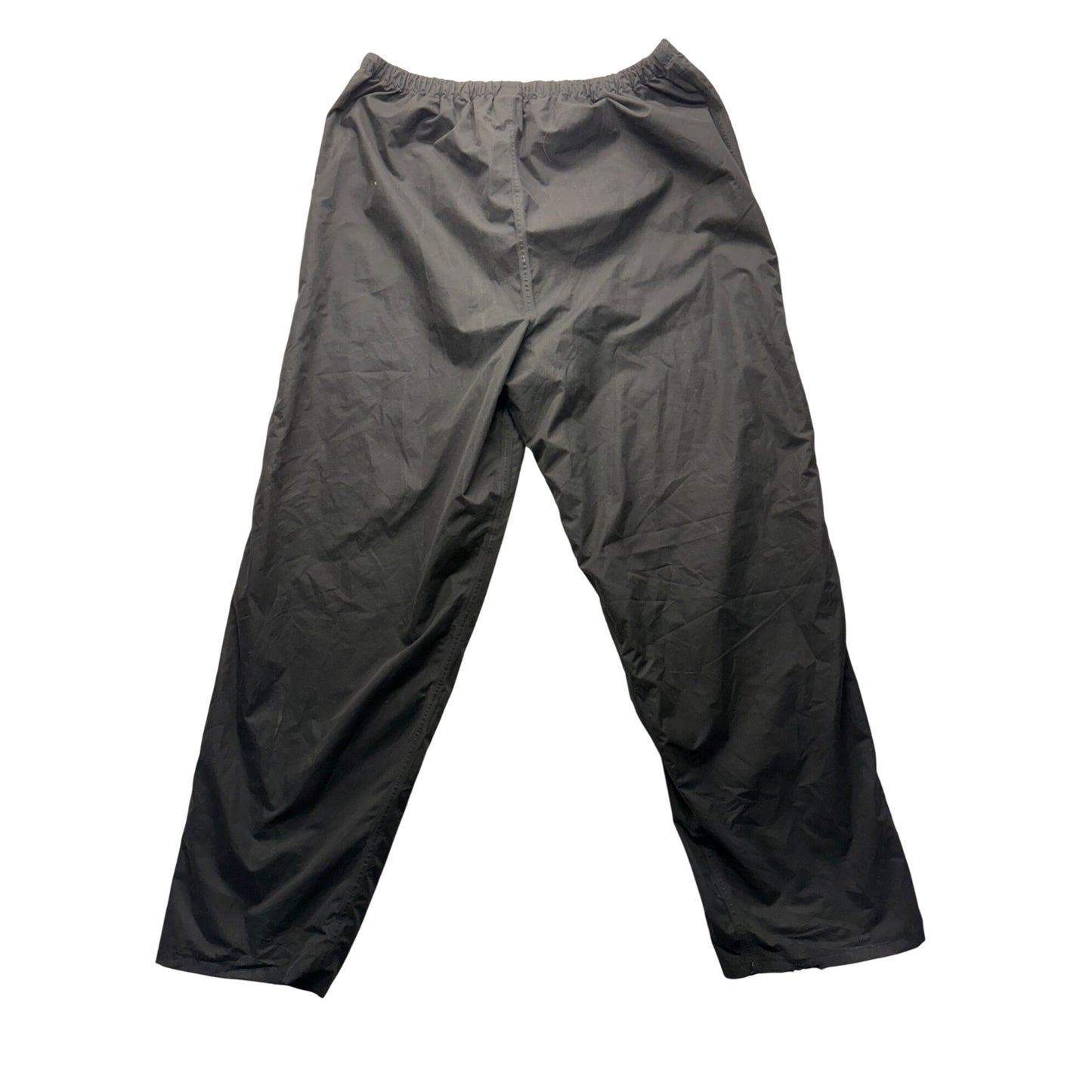 Black Waterproof Unisex Pants With Elastic waist #7672