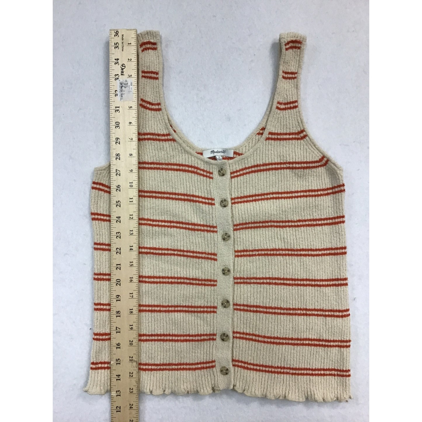 Women’s Retro Striped Knitted Tank-Top