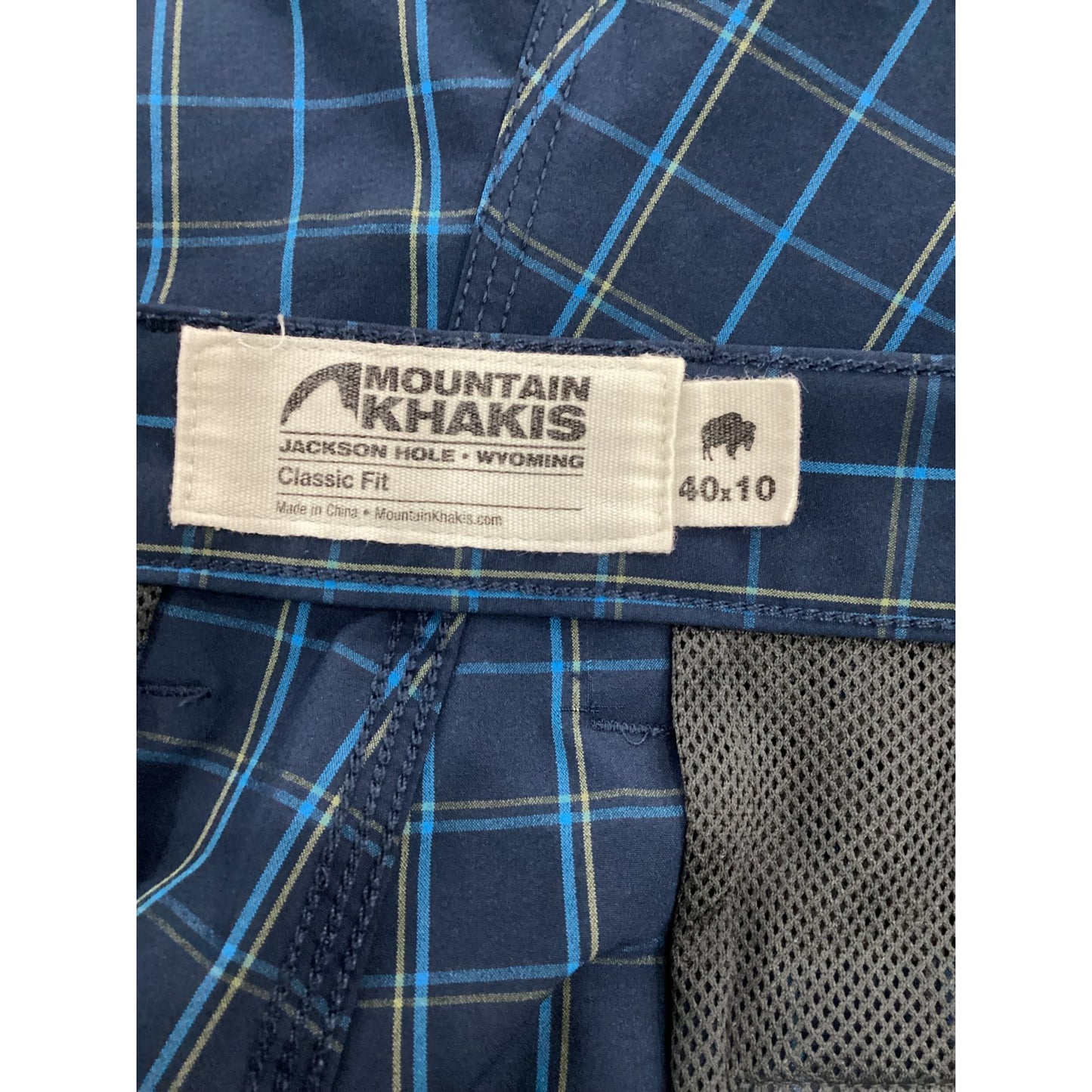 Mountain Khakis Plaid Shorts