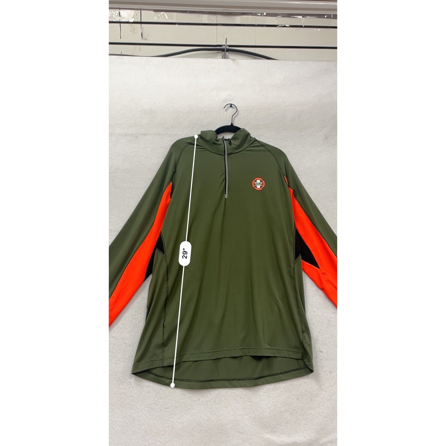 Polo Sport Ralph Lauren Performance Pullover XL Olive/Orange #801A