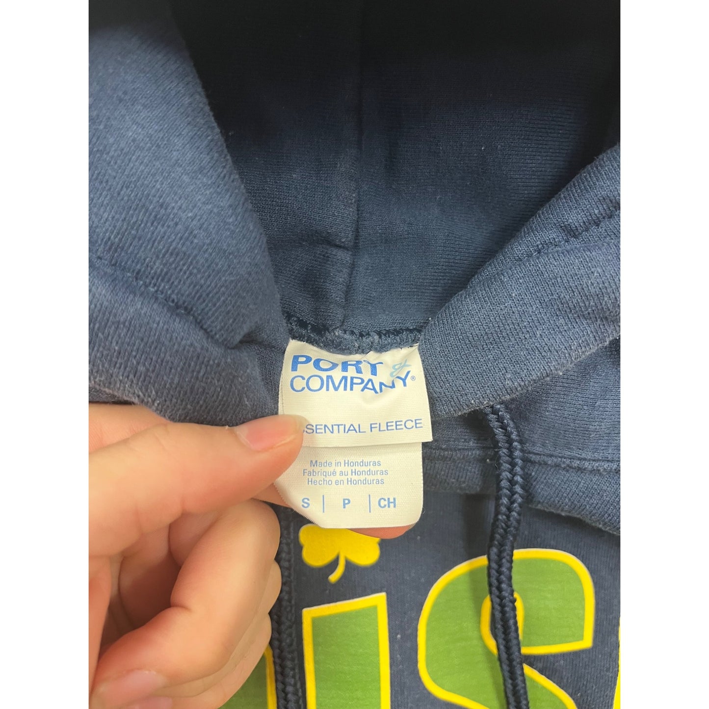 Irish Fast Pitch Navy Hoodie S By Port & Company #828A