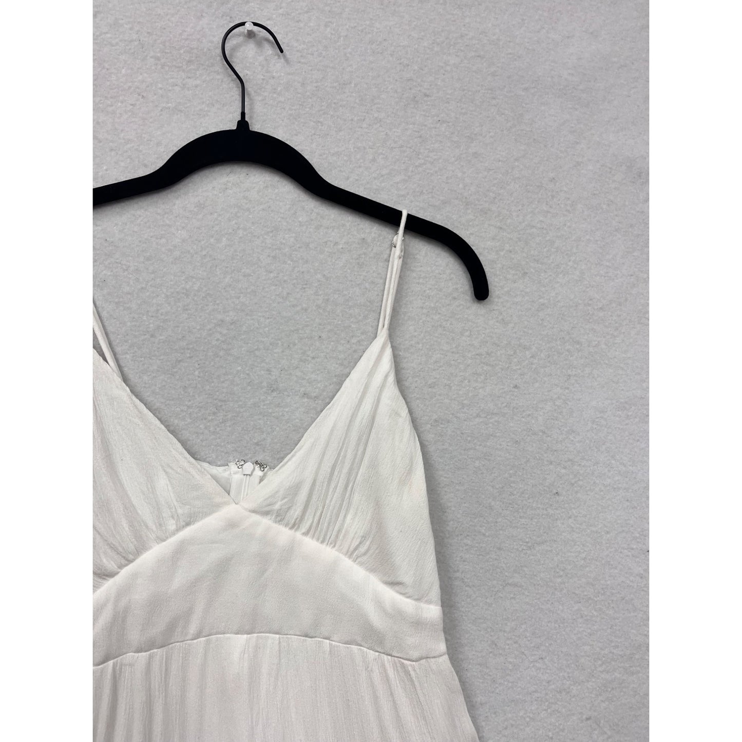 Saints + Secrets Tiered White Mini Dress Womens Large #8098