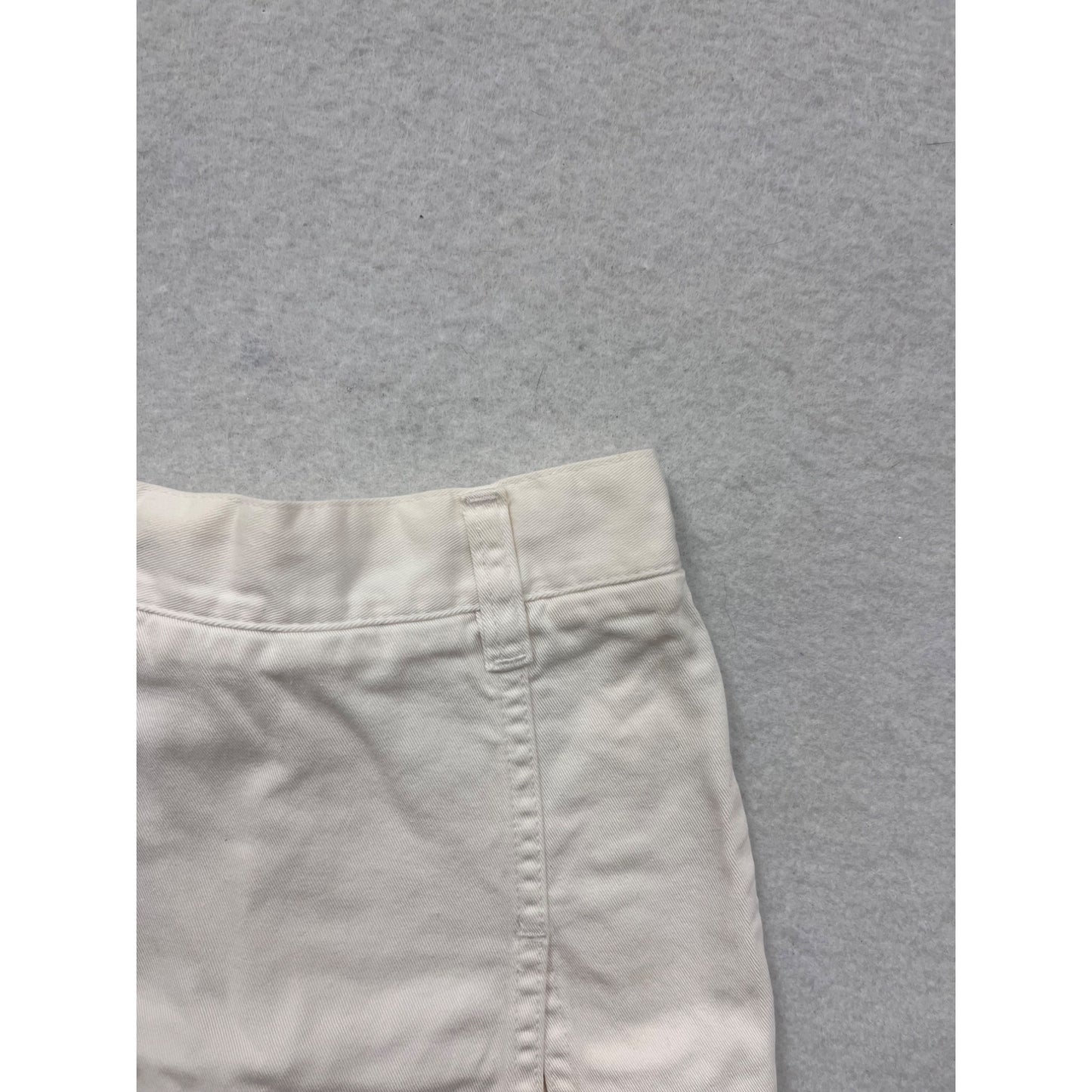 Ralph Lauren Baby Girl 18M White Cotton Skort With Pink Logo Embroidery #8002