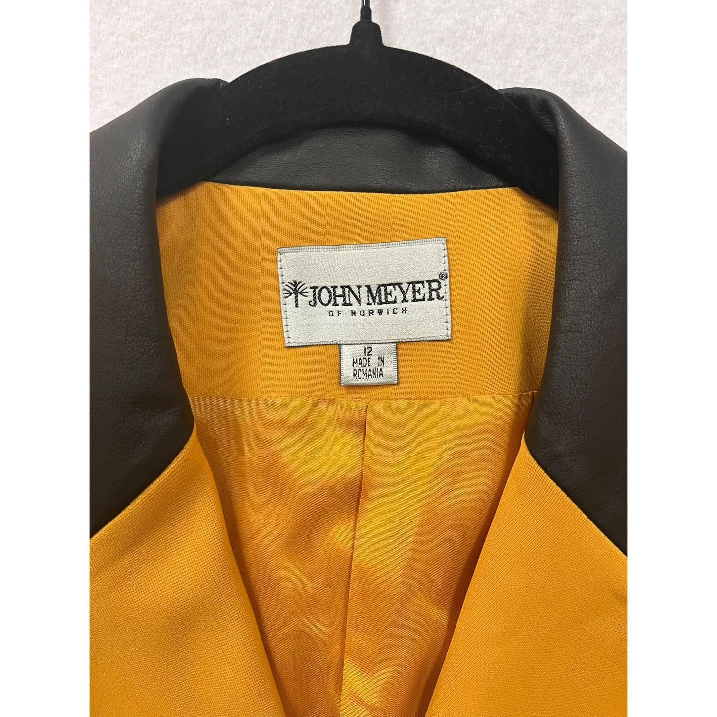 Women’s John Meyer Dark Yellow Blazer #2827