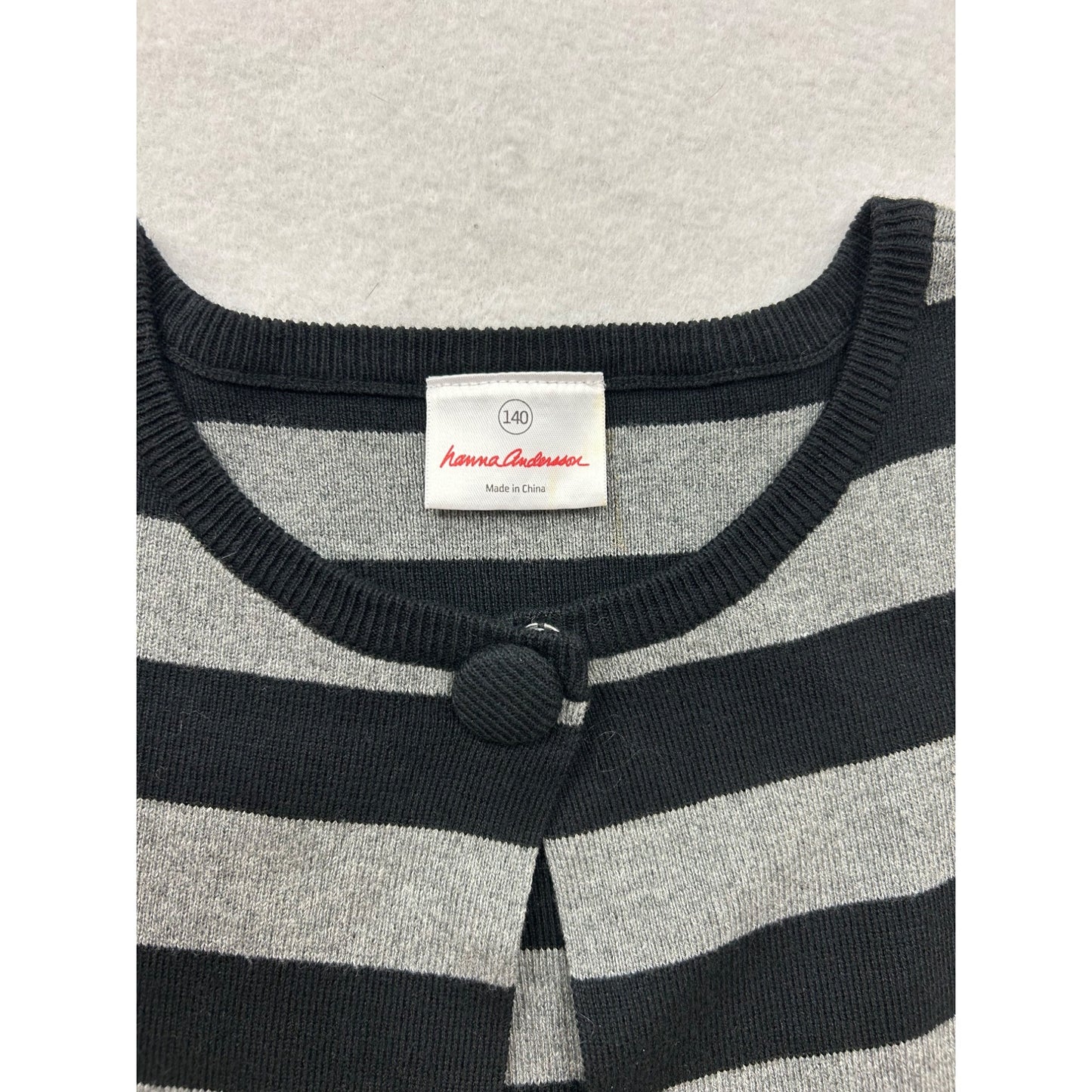 Hanna Andersson Girls Striped Cardigan Short Sleeve #6360