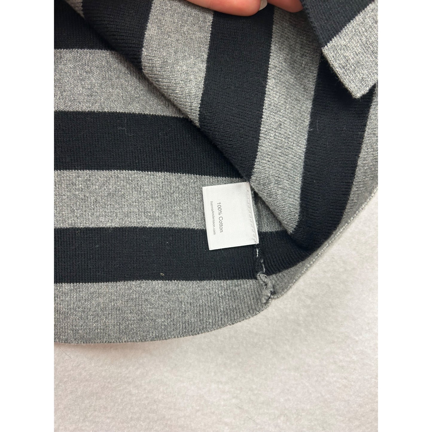 Hanna Andersson Girls Striped Cardigan Short Sleeve #6360