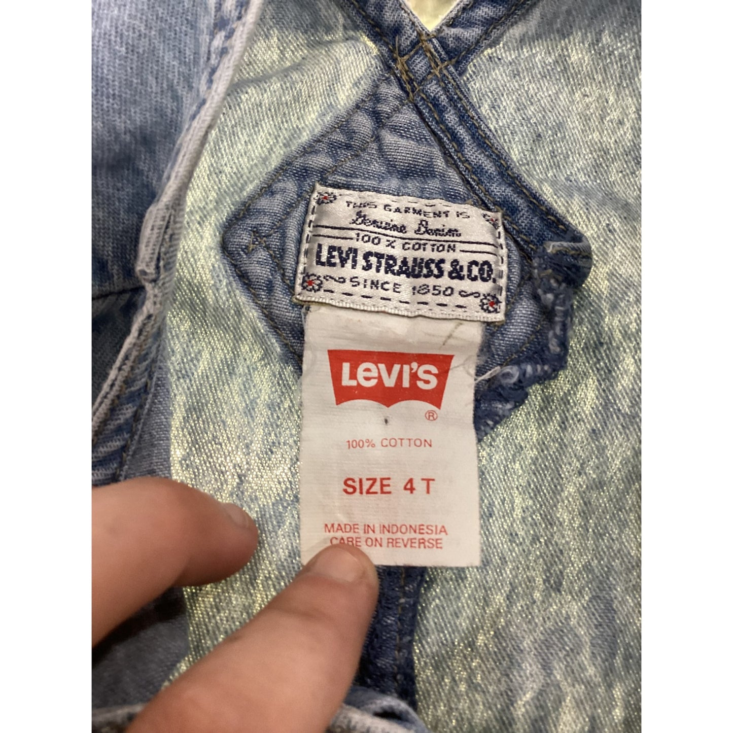 Vintage Girls Denim Levi’s Dress