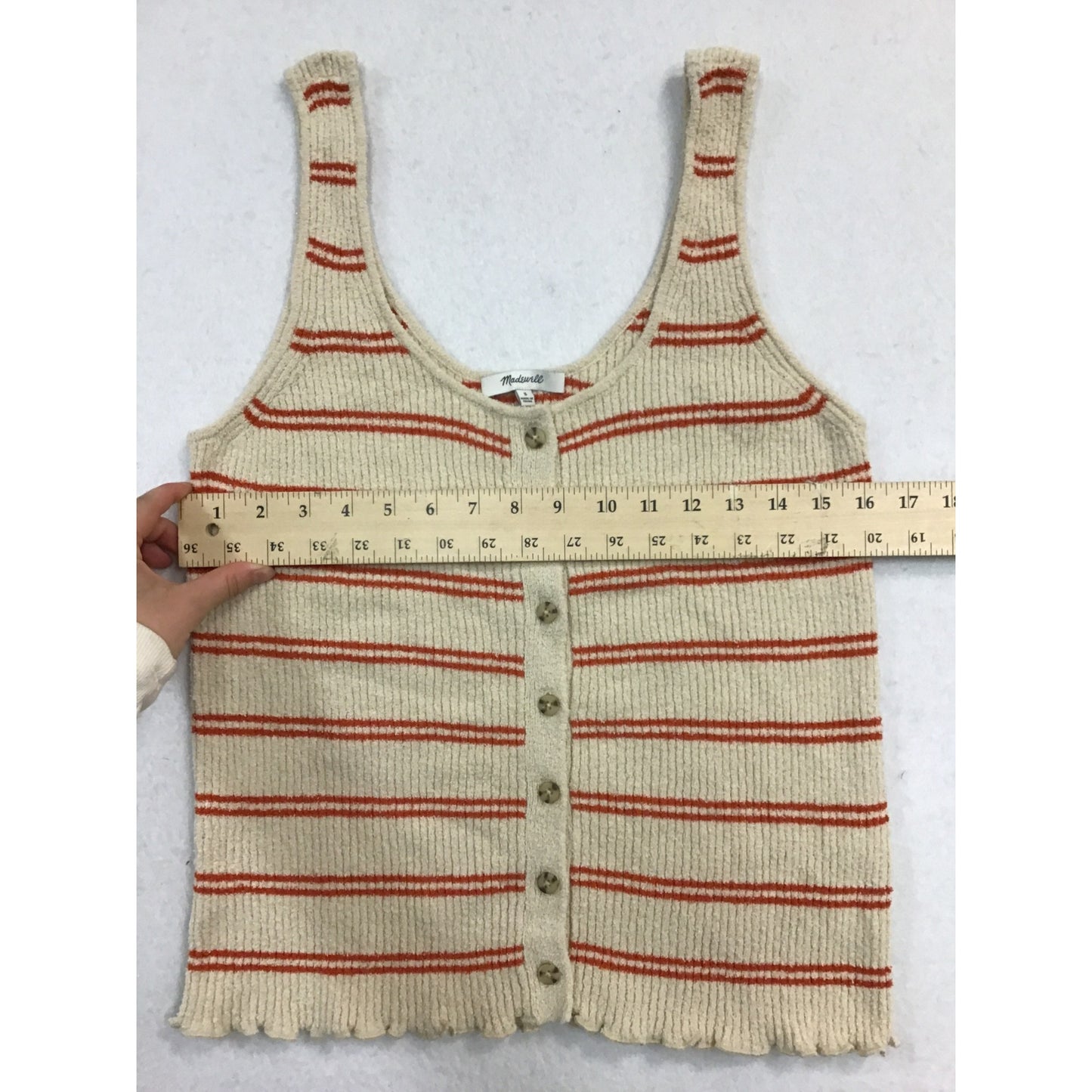 Women’s Retro Striped Knitted Tank-Top