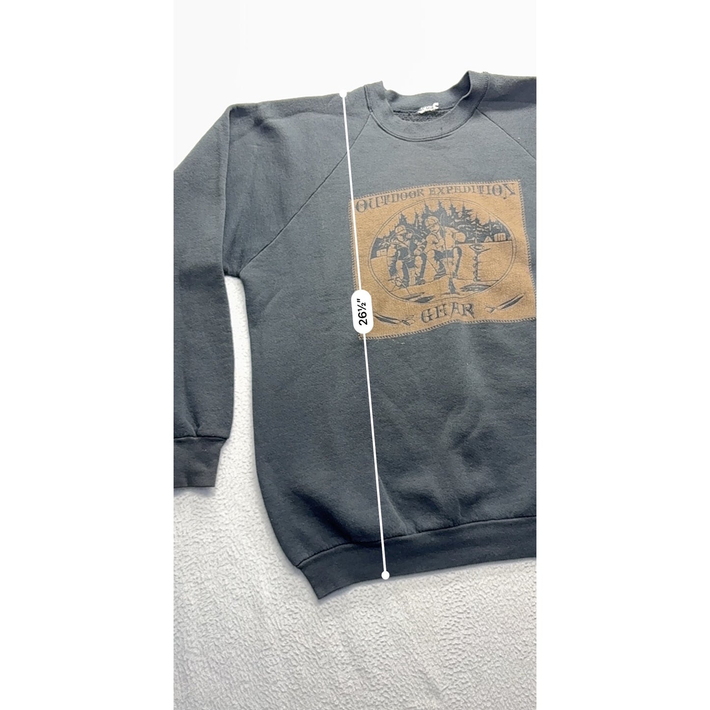 Vintage Outdoor Expedition Gear Graphic Sweatshirt #7593