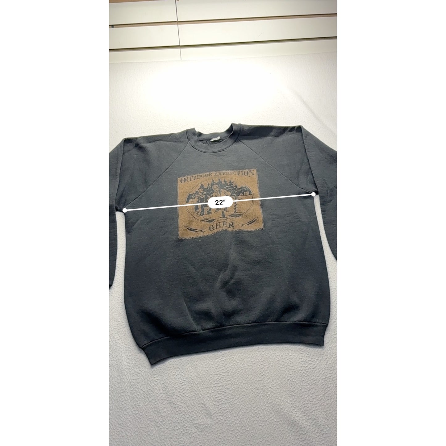 Vintage Outdoor Expedition Gear Graphic Sweatshirt #7593