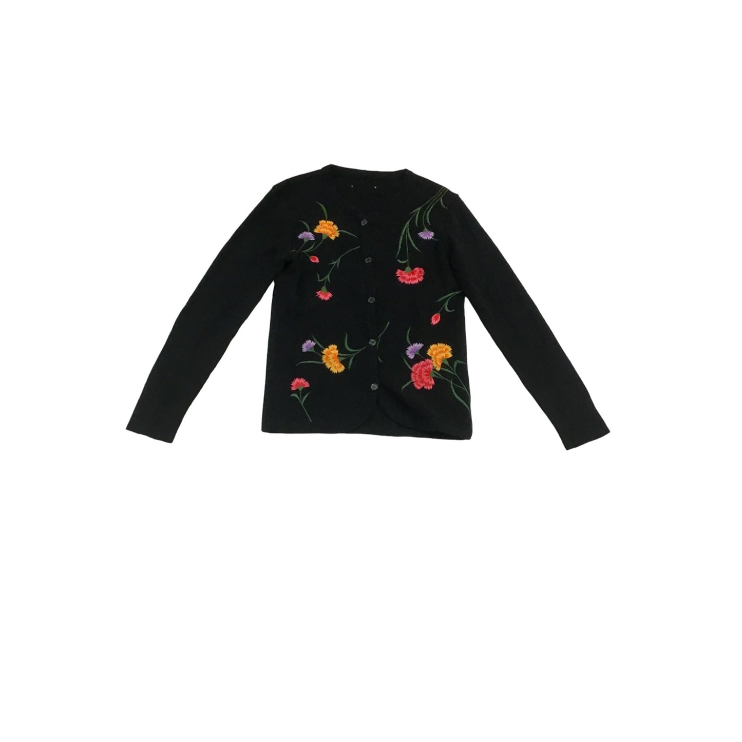 Embroidered Floral Cardigan