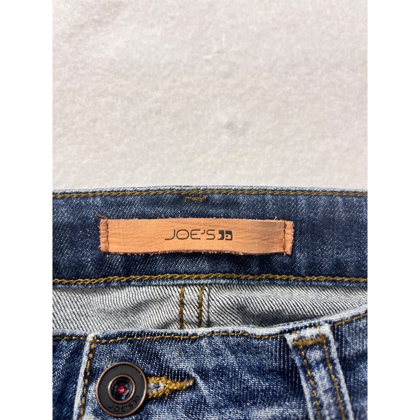 Joes Jeans The Blondie Mid Rise Skinny Ankle Womens Size 26 Distressed Blue Jeans #6387