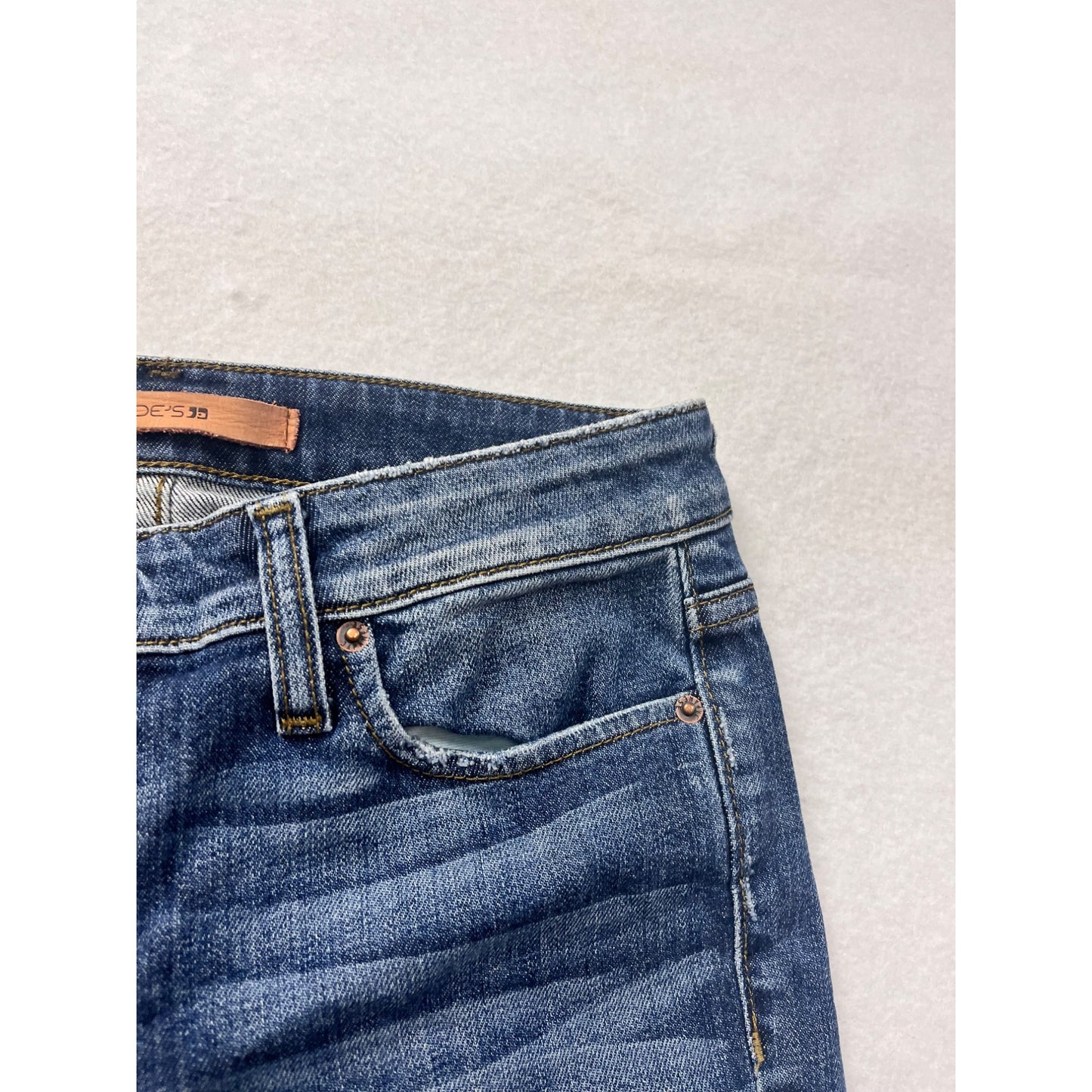 Joes Jeans The Blondie Mid Rise Skinny Ankle Womens Size 26 Distressed Blue Jeans #6387