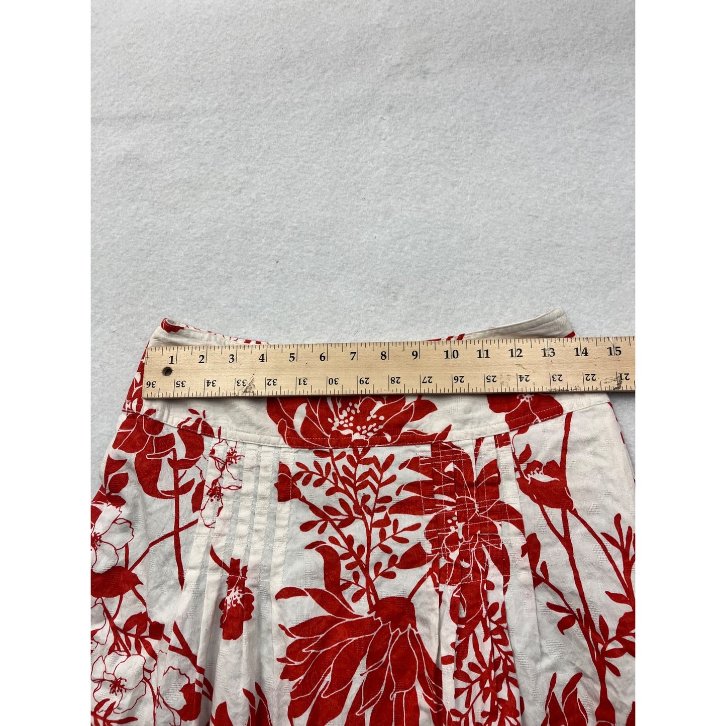 Ann Taylor Womens Floral Lace Trim Skirt Size 2 #6331